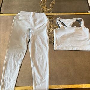 PARKE X SET ACTIVE collab blue activewear set